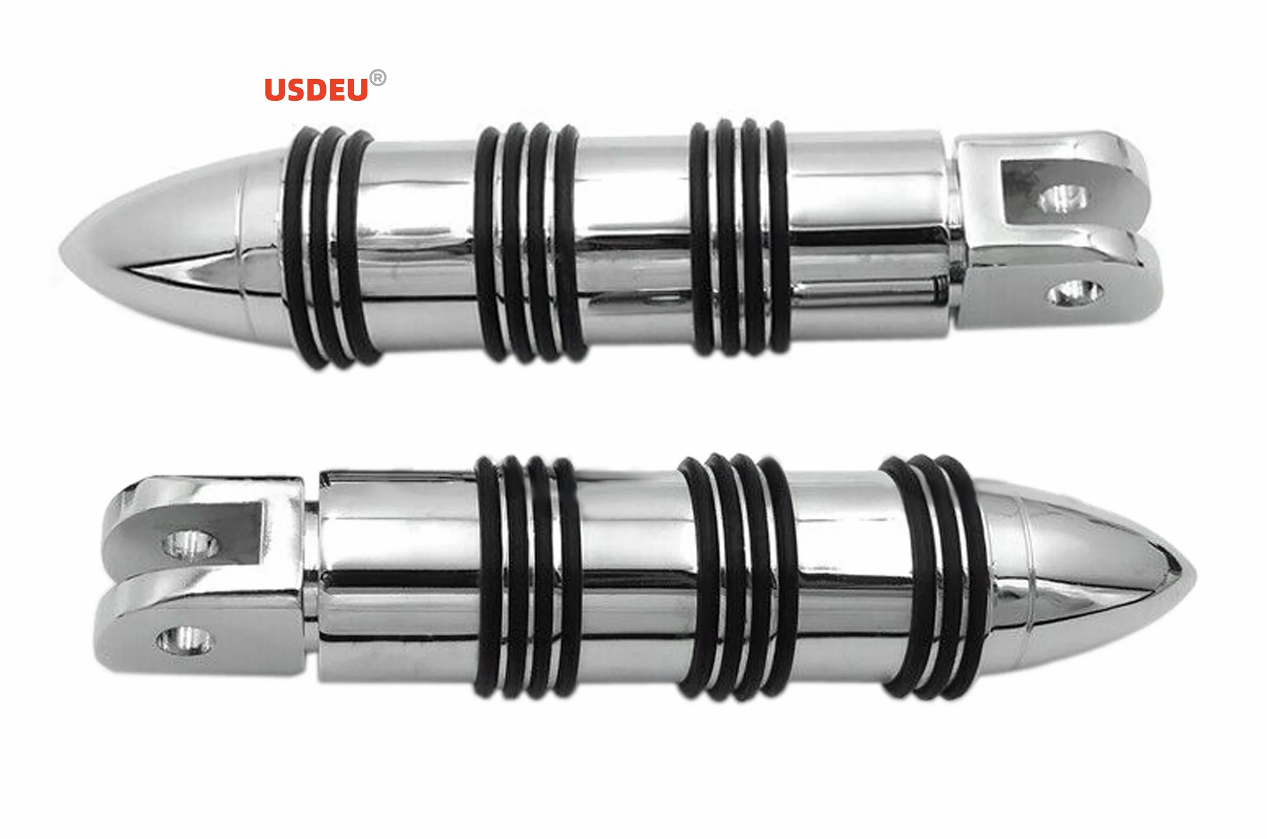 Usdeu 5 Pair Motorcycle Foot Pegs For FLSB, FXBB, FXBBS, FXBR, FXBRS, FXLR, FXLRS FXST FLDE, FLHC, FLHCS, FLSL, FLFB models.