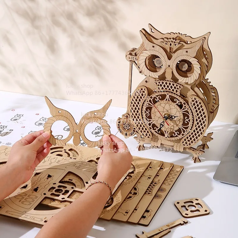 

Новая деревянная головоломка в виде совы: креативный подарок