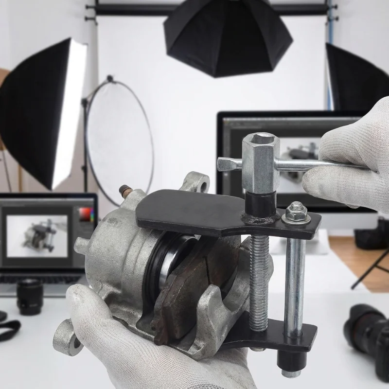 Auto-Bremssattel-Spreizwerkzeug-Set, Kolbenspreizer & Bremsbelagspreizer Handwerkzeuge Universelles Auto-Bremssystem Ersatzzubehör