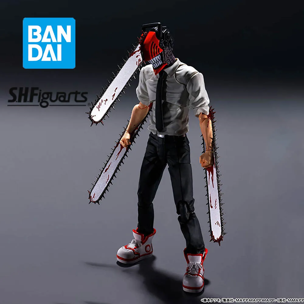 

IN Stock Original Bandai SHFiguarts Chainsaw Man Denji Genuine Action Figure Anime Model Pvc Collectible Toys 15Cm