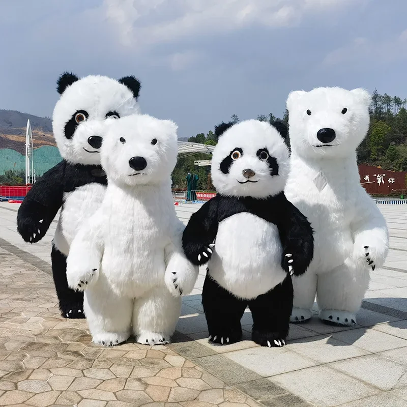 FC6Inflatable clothing cartoon walking giant doll street funny giant panda mascot costume party role-playing plush doll cos@FC8！