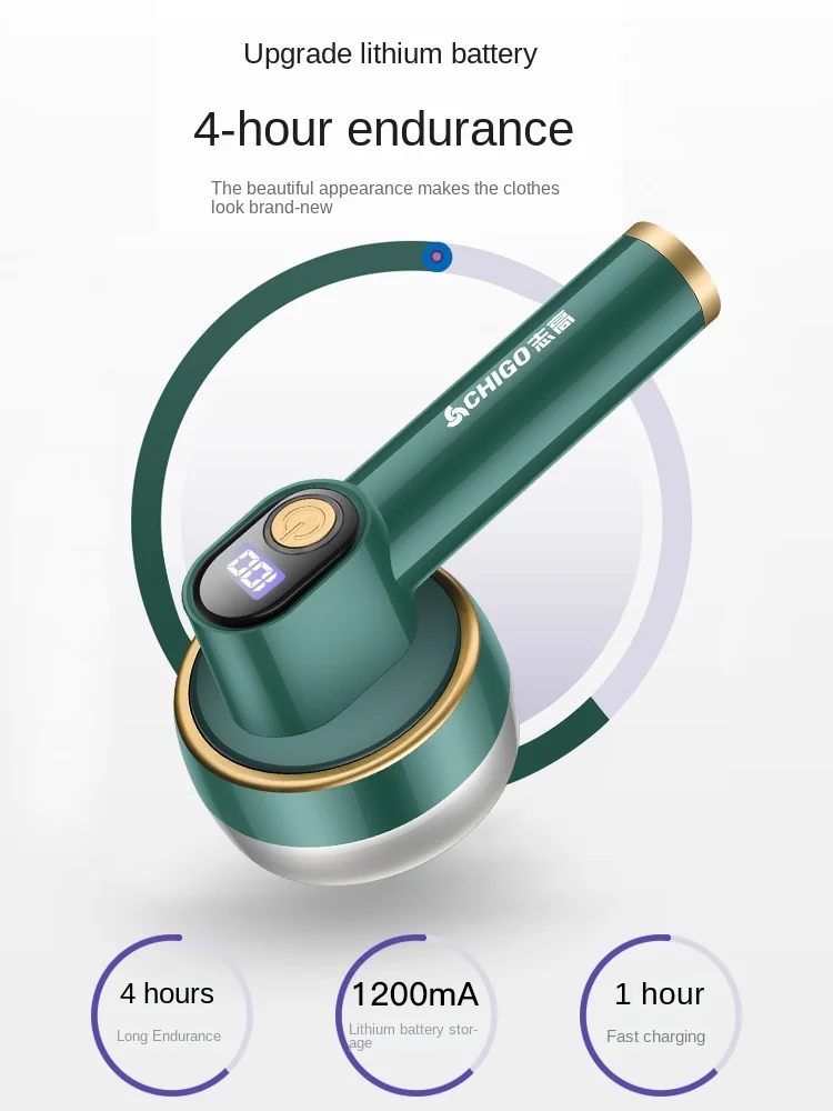 5V/220V Lint Remover with Extra Large Shaving Head, Cordless Clothes Shaver for Home Use, Rechargeable and Portable