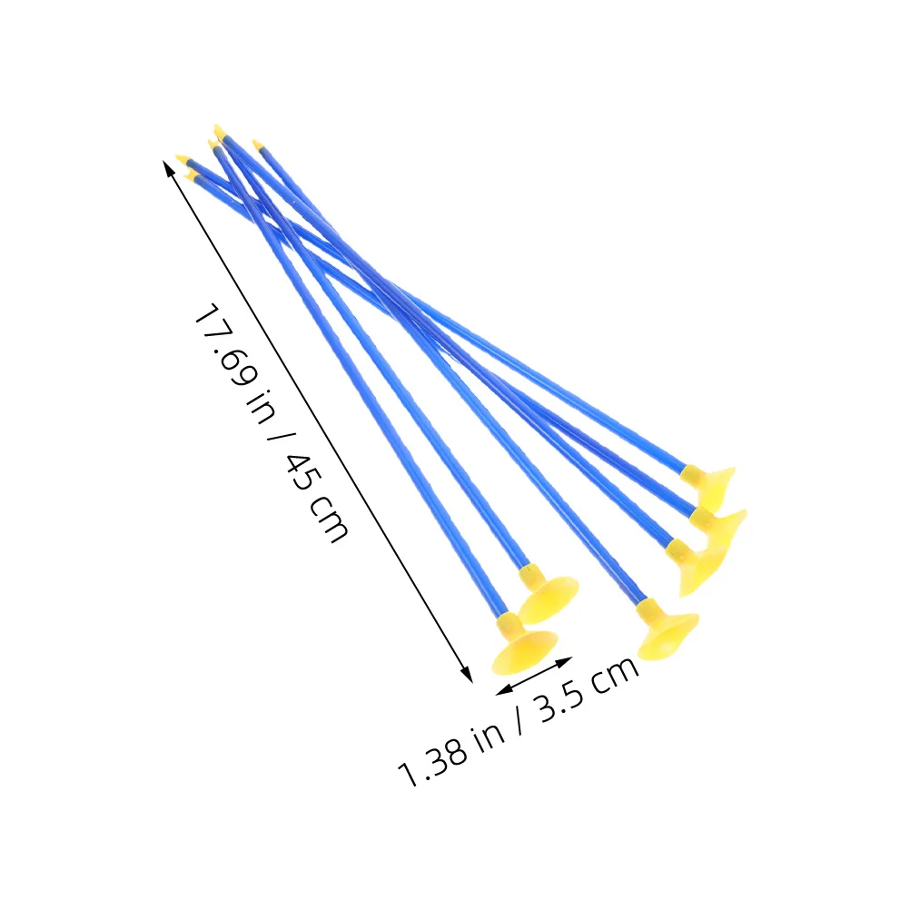 20 flechas de plástico para niños de 42 cm con ventosas, diseño ligero y seguro para actividades imaginativas en grupo de juegos, cumpleaños