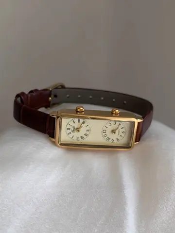 Nische einfache Damenuhren Quadratisch zwei Uhr wasserdicht Quarzuhren Frauen Geschenk Mode Kleid Uhr Femme