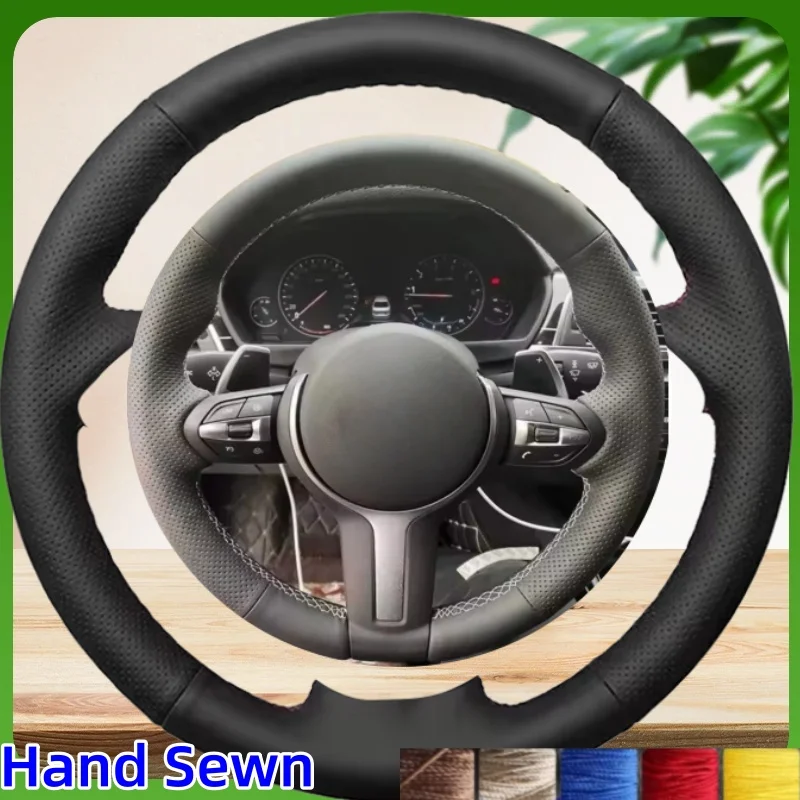 

Hand Stitched Microfiber Leather Car Steering Wheel Cover For BMW M Sport F06 F10 F15 F16 F20 F21 F25 F30 F32gt F80 F82 X1 X3 x5