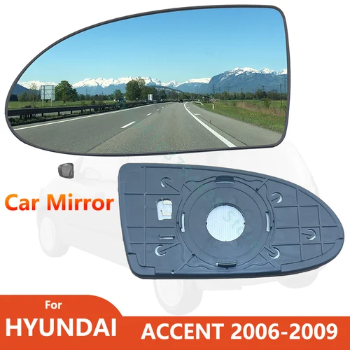 Imagen 1 del producto Para Hyundai ACCENT 2006 2007 2008 2009 espejo retrovisor izquierdo y derecho con calefacción/espejo de puerta de coche reemplazar piezas 87611/21-1E000