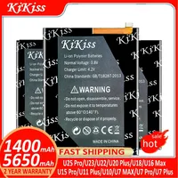 KiKiss Battery For Oukitel U7 Pro Plus MAX/U7Pro/U7Plus/U25 Pro/U23/U22/U20 Plus/U18/U16 Max/U15 Pro/U11 Plus/U10/For Kindo U10