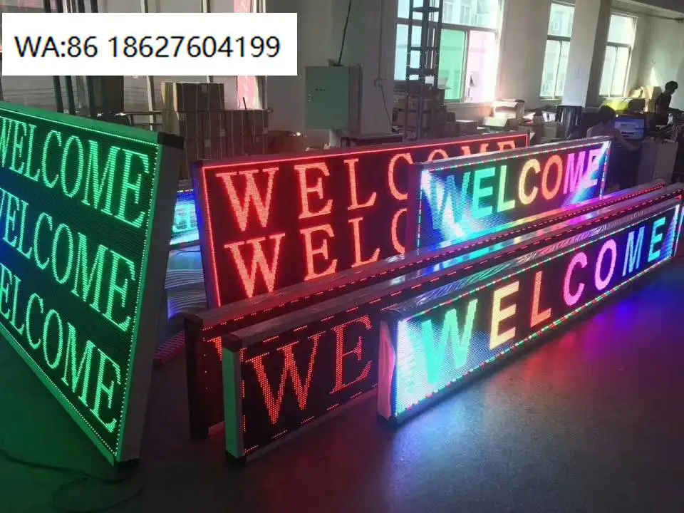 

Digital Signage Advertising Display P10 FullColor LED Sign Programmable 320mm160mm IndoorOutdoor Advertising with Nationstar