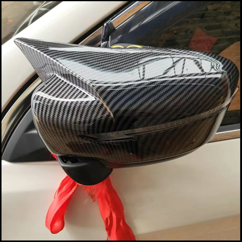 

Car Styling For Nissan Qashqai J11 2015-2019 Door Side Wing Rearview Mirror Cover Caps Sticker Trim Auto Parts Accessories