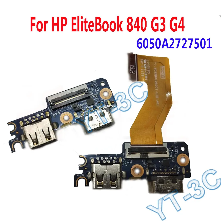 1PCS New Laptop USB Board Built-in VGA Interface Board For HP EliteBook 840 G3 G4 6050A2727501