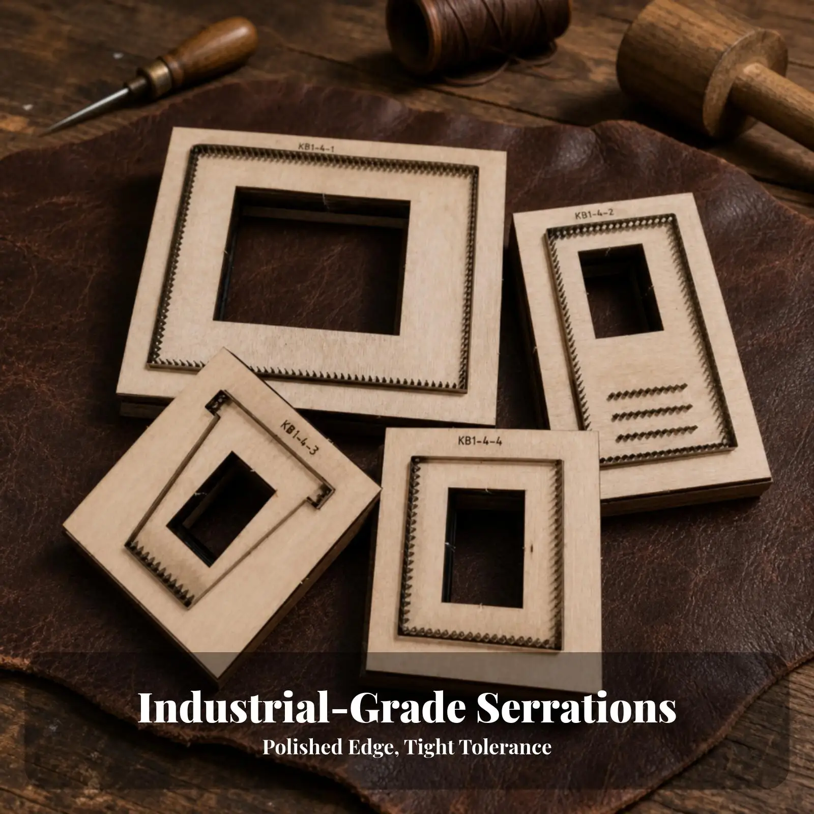 Sharp Leather Card Holder Cutting Die | Clean Repeatable Cuts, Handmade, for Leathercraft