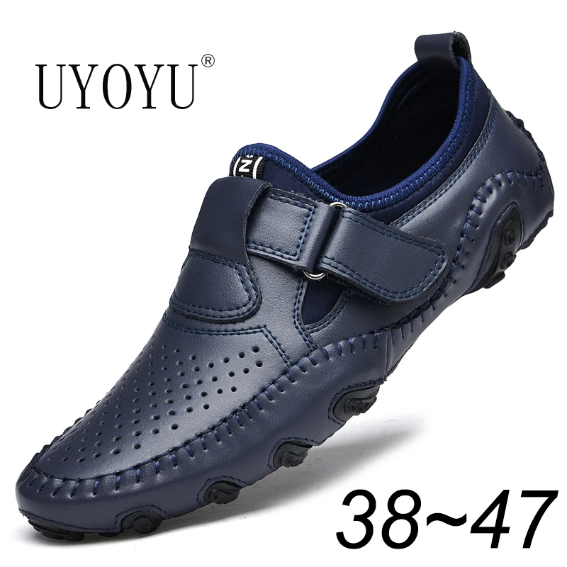 New Genuine Leather Luxury Brand Men\'s Octopus Casual Loafers Dress Formal Moccasins Footwear Driving Male Sandals Shoes For Men