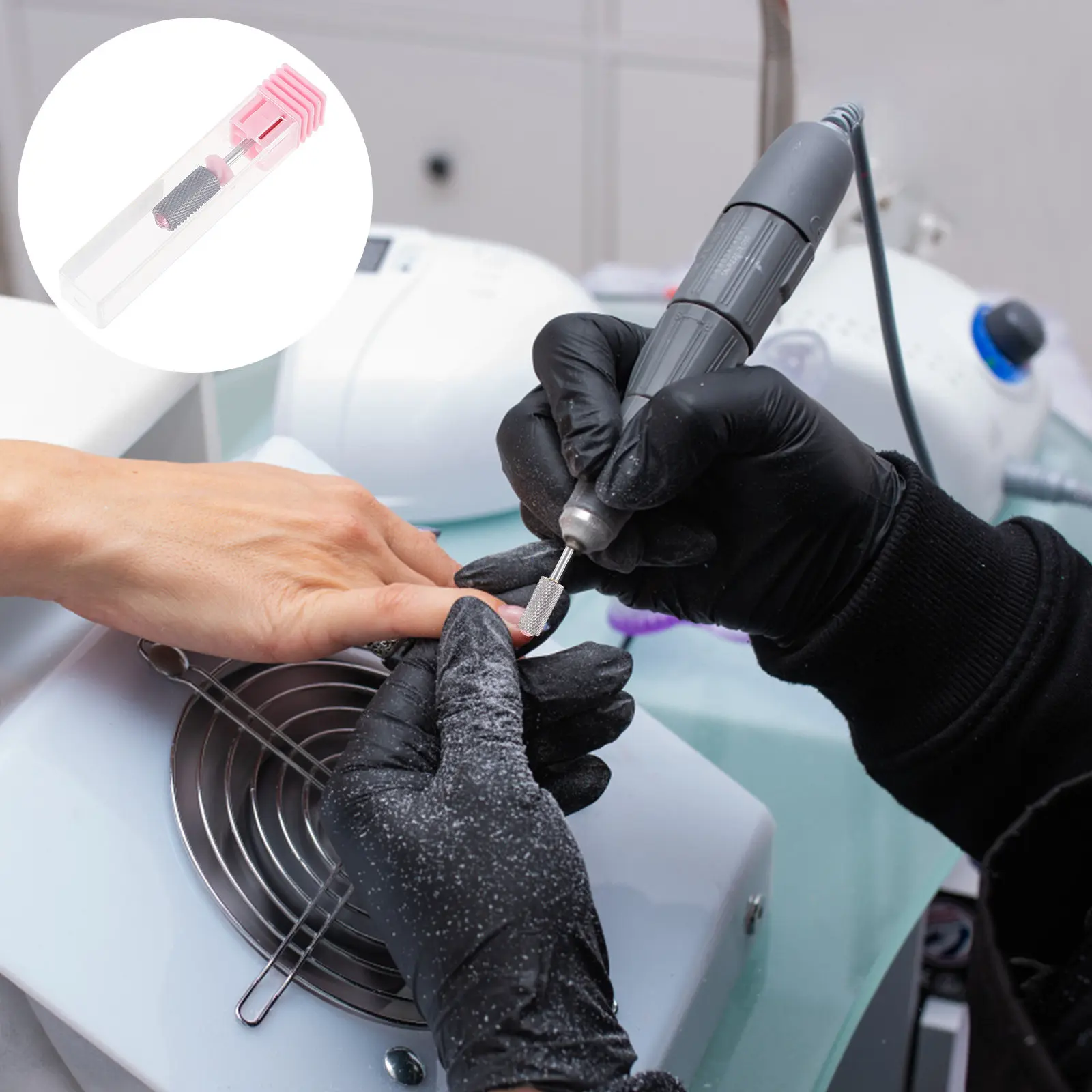 

Cuticle Cleaner Drill Bit For Acrylic Nails Metal Grinding Nail Bit Manicure Tool Remove Gel Polish Dead Diy