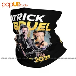 Patrick Bruel Tournee 2021 Ce Soir On Sort Signature Neck Gaiter Bandana Scarf Face Mask