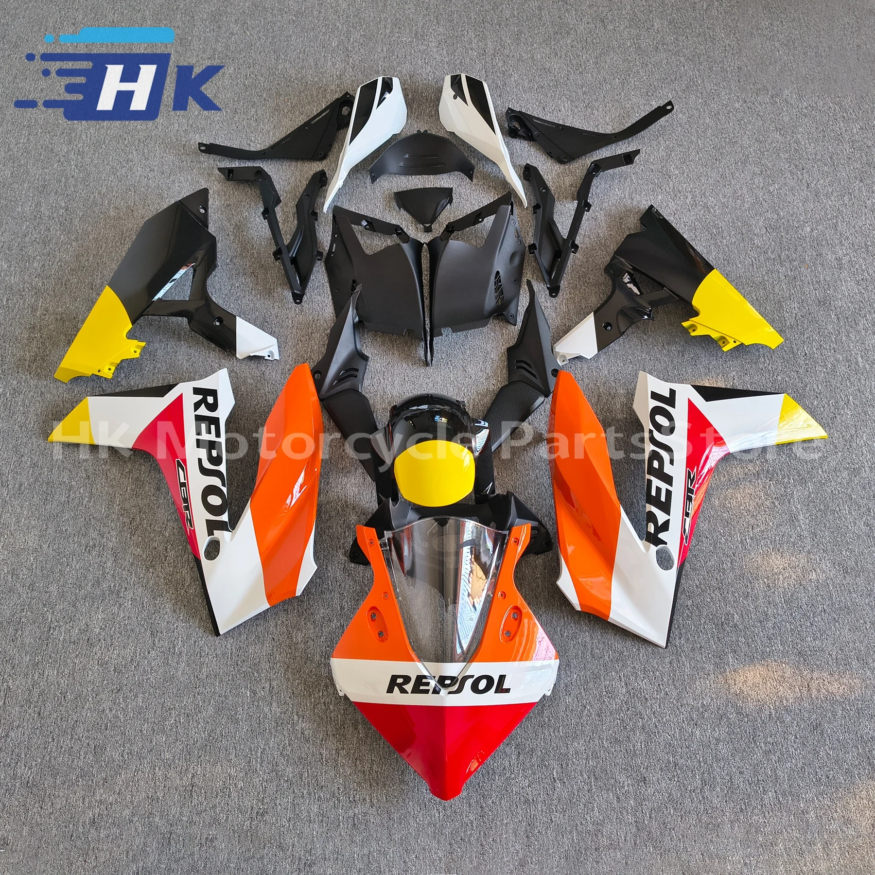 

Пластиковый литьевой устойчивый обтекатель для Honda CBR650R 2024 2025, комплект обтекателя кузова мотоцикла, полный комплект обтекателя