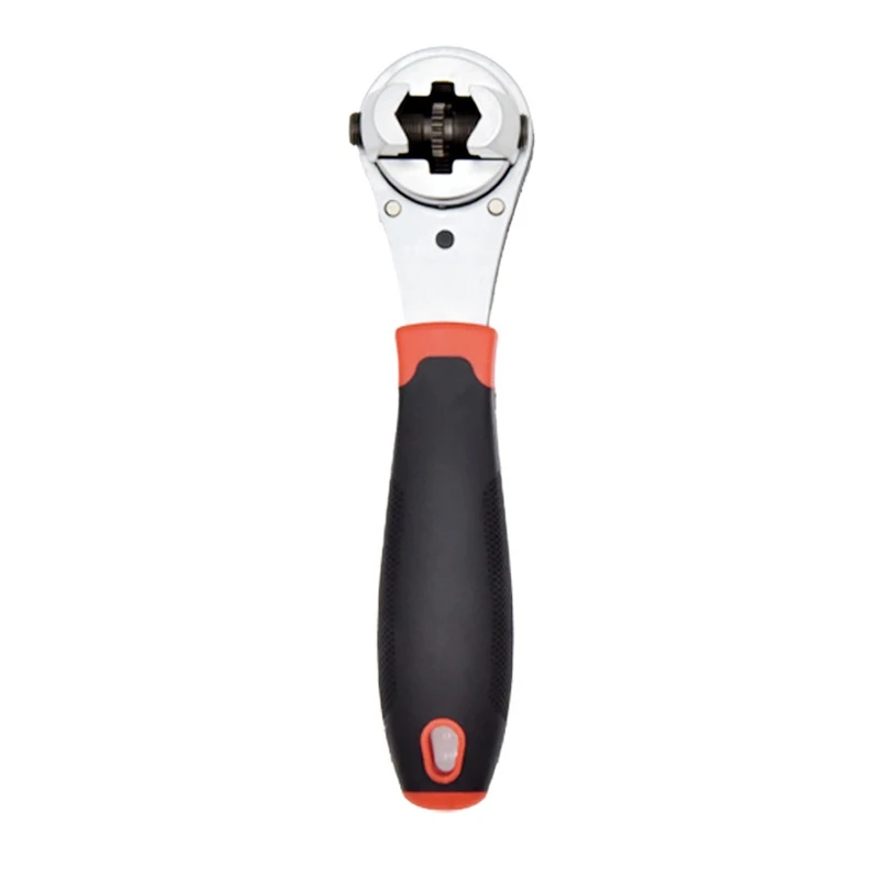 hit product6-22mm Adjustable Multifunctional Ratchet Wrench Universal  Bidirectional Quick Wrench Metric and Imperial Plates Qui
