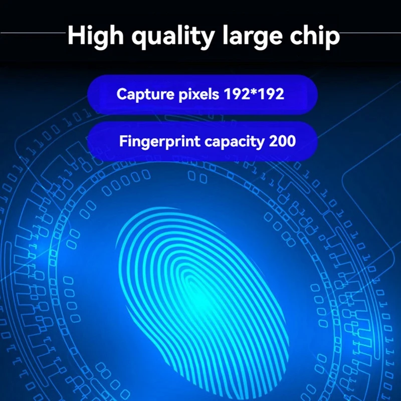 R503 RGB-ringindicator Vingerafdrukmodule Capacitieve vingerafdrukmodule Sensorscanner IP65 Waterdicht
