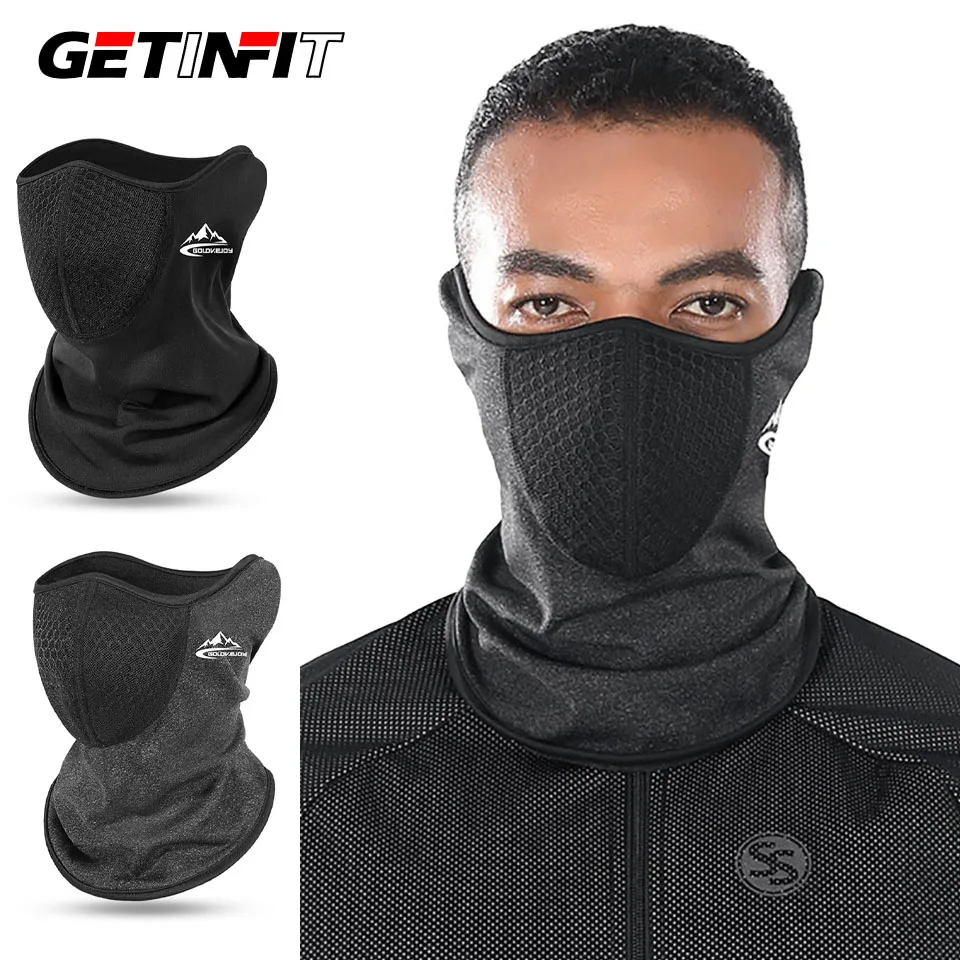 AliExpress GETINFIT Winter Cycling Mask Anti-haze Filter Honeycomb Breathable Ear And Neck Protectors Sports Windproof Keep Warm Men Women
