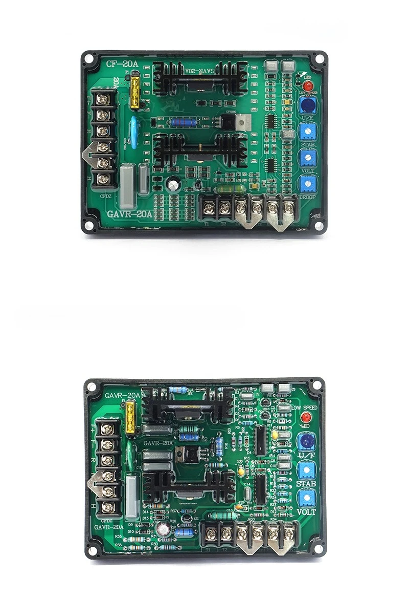 

Brushless Diesel Generator Accessories Automatic Voltage Regulator GAVR-20A Pressure Plate AVR GAVR-20B