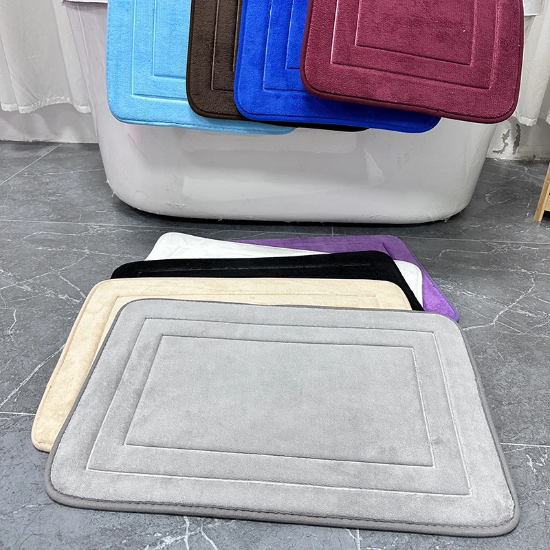 Bathroom Foot Mat Non-slip Floor Mats Bedroom Rug Kitchen Carpet Entrance Doormat Bath Mat Cheap Things for Bathroom Accessories