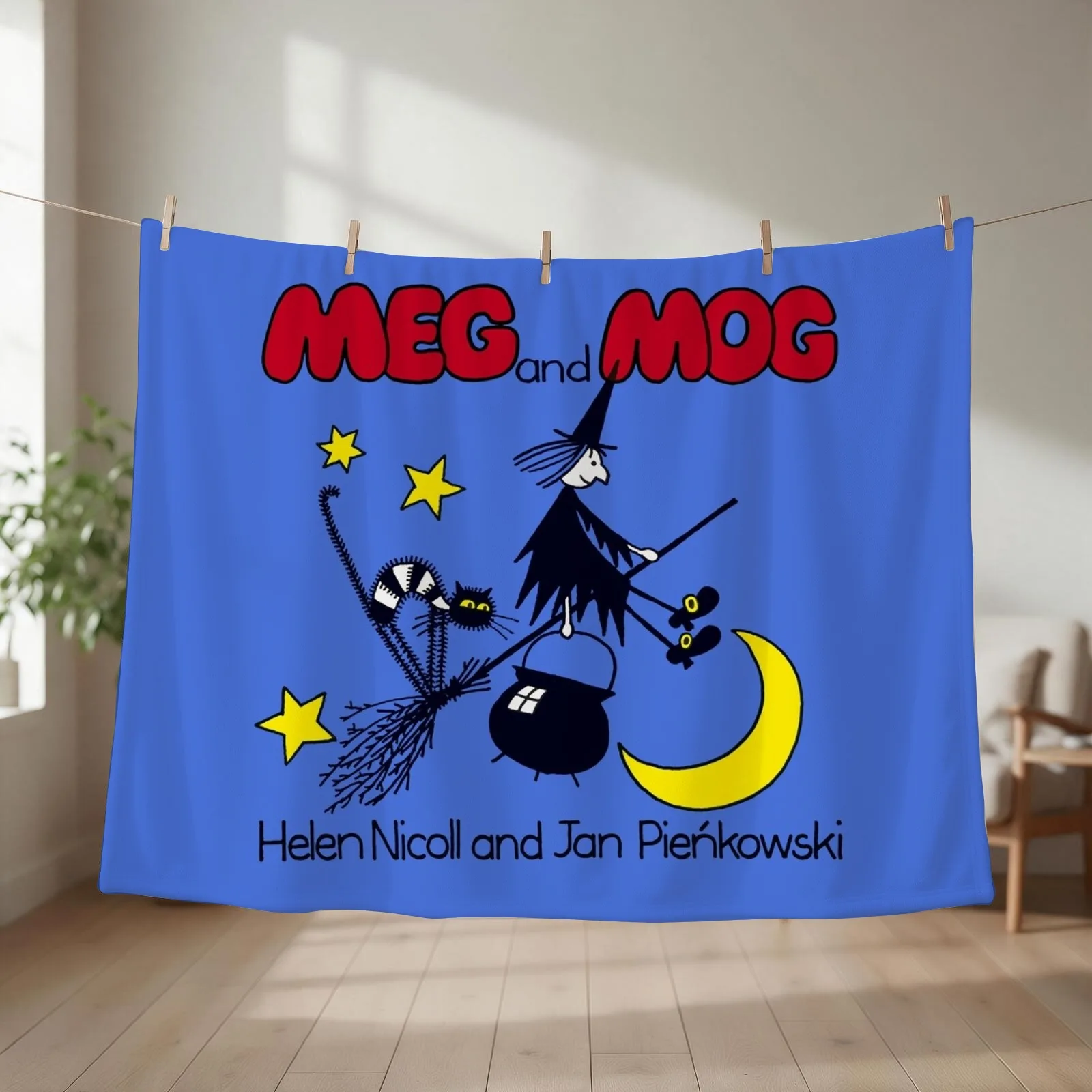 RIP Illustrator Jan Pienkowski And Thanks For Your Inspiration Throw Blanket couch cozy soft plush fuzzy picnic outdoor blanket