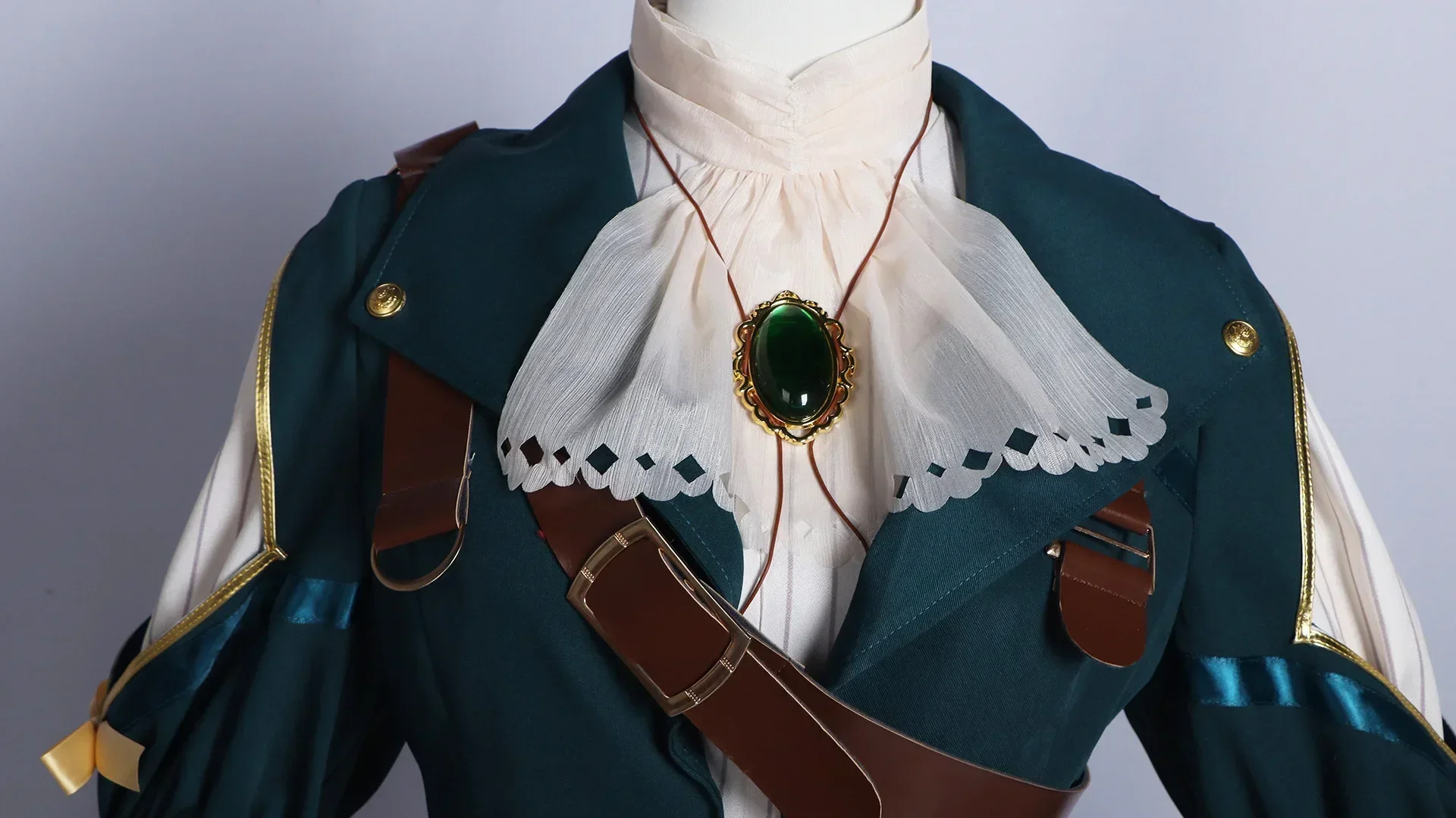 البنفسجي Evergarden SSR تأثيري زي ، مجموعة أنيمي هالوين مع شعر مستعار ، خادمة جندي Leidenschaftlich اللباس البكر ، البنفسجي