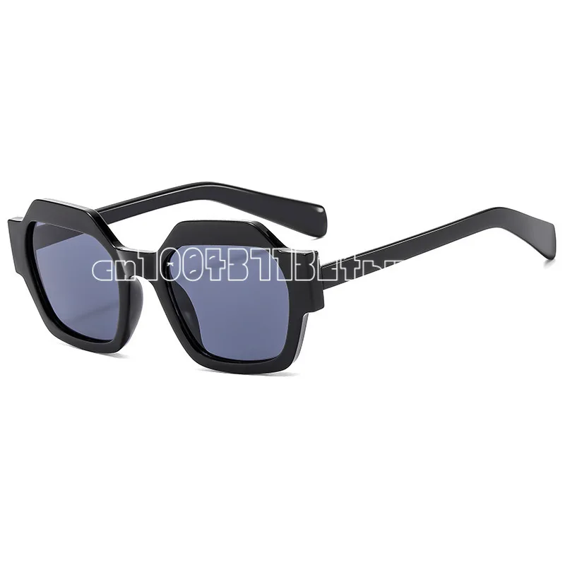 New geometric frame sunglasses with UV protection and sun protection, trendy and fashionable glasses, sunglasses for women