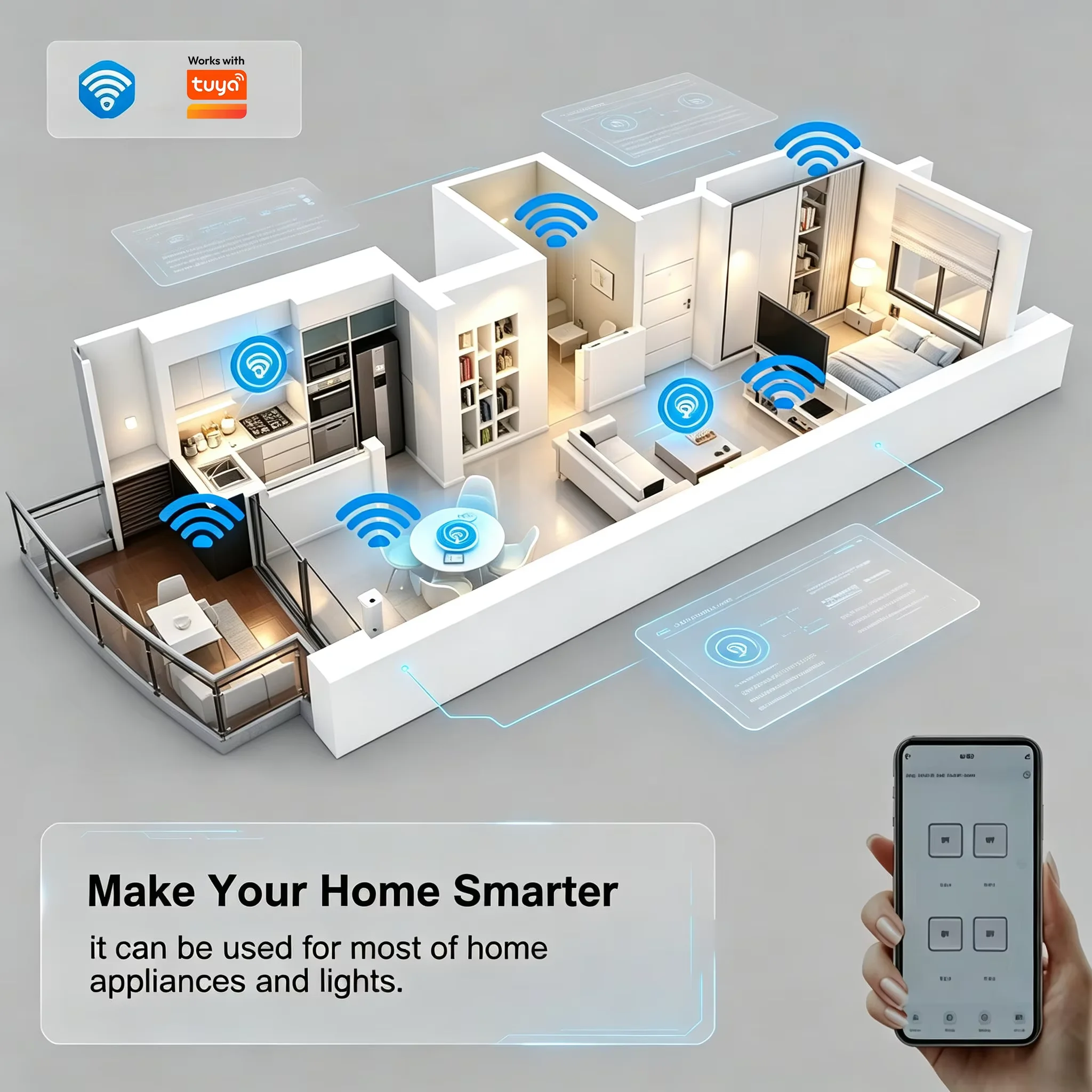 4 Kanallı Akıllı WiFi Röle Mod - Tuya 4 Channel incelemesi ve fiyatı