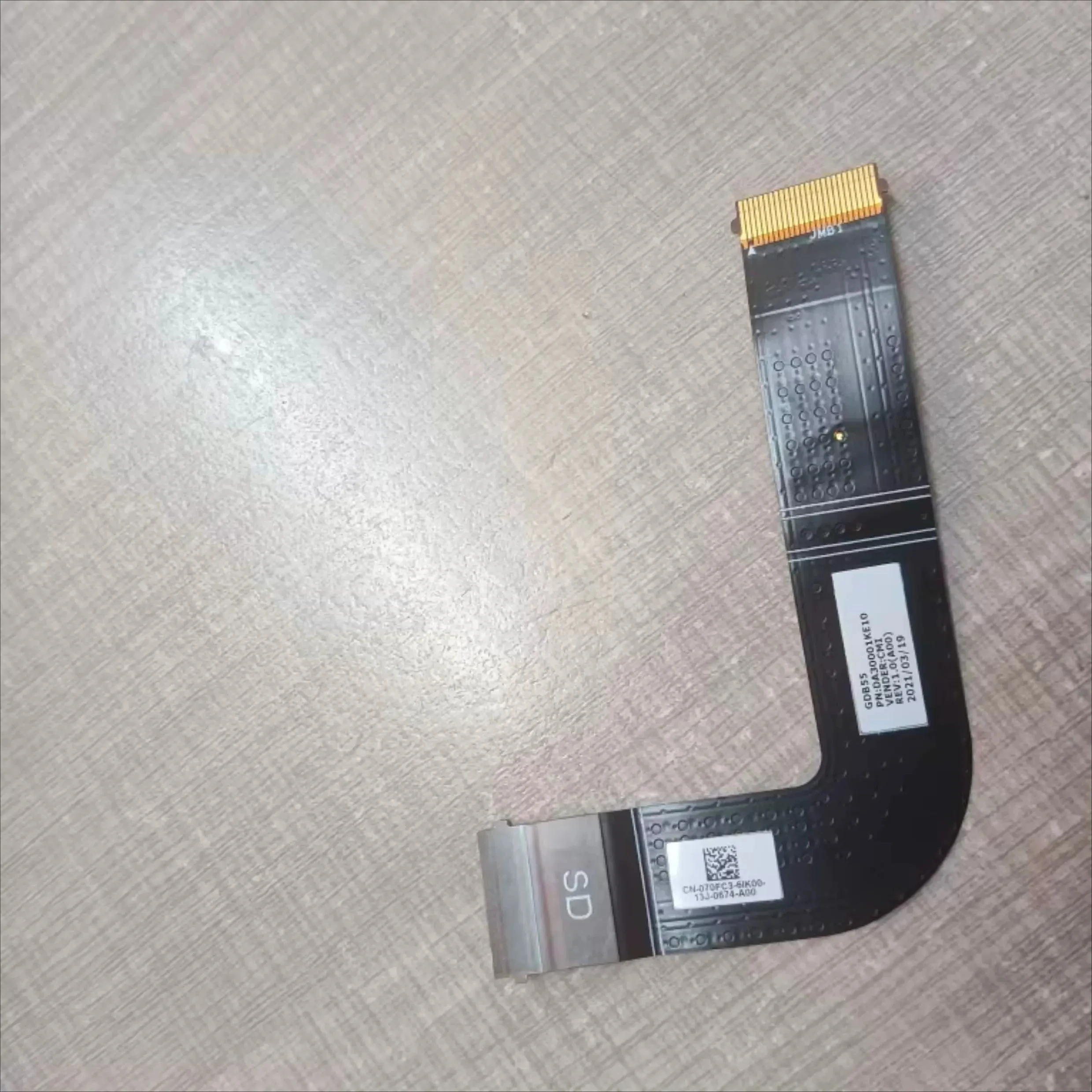 New SD Card Reader FFC Cable 070FC3 for Dell Precision 7560 M7560 Reader Ribbon Cable