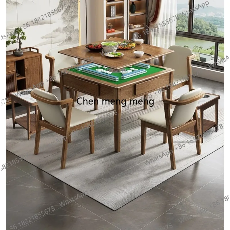 

High-end electric mahjong machine, fully automatic household new Chinese solid mahjong table