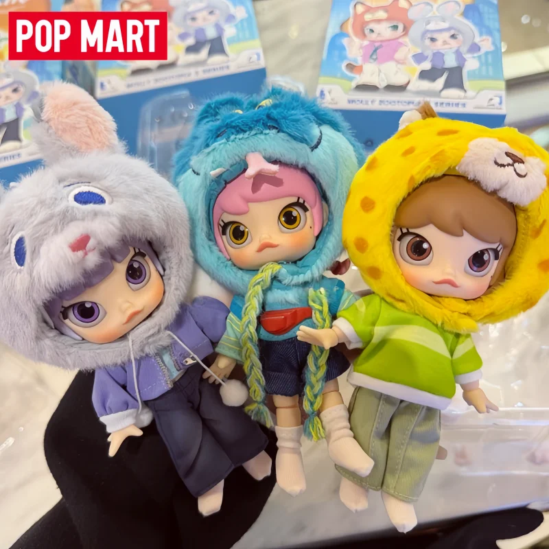 

Горячая распродажа: POP MART Molly Zootopia 2, коллекционная кукла-фигурка BJD серии Mystery Box (слепая коробка), масштаб 1/12, официальная коллекционная игрушка