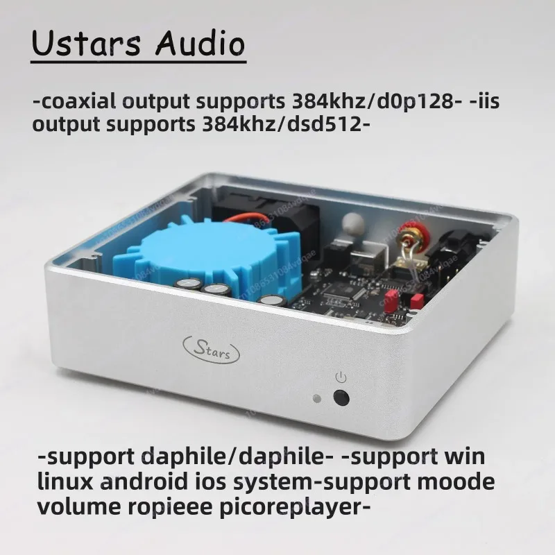 Wishcolor A/B-Type Built-in MV85 Digital Turntable for Raspberry Pi High Precision OCXO ROON AirPlay UPNP NAA