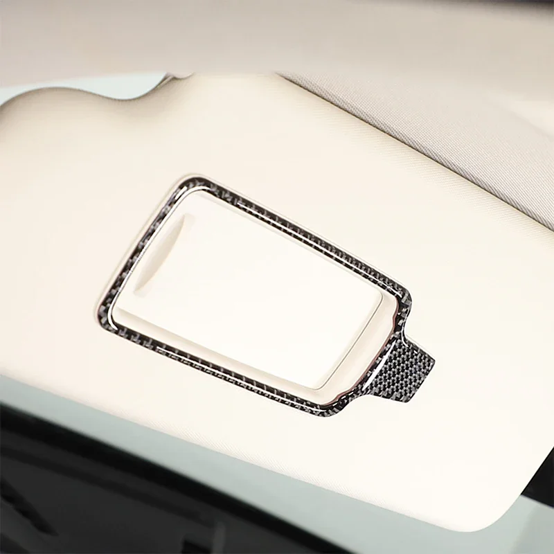 สําหรับ BMW X1 IX1 U10 U11 2023-2024 รถด้านหน้ากระจกแผงสติกเกอร์ Trim คาร์บอนไฟเบอร์อุปกรณ์ตกแต่งภายใน