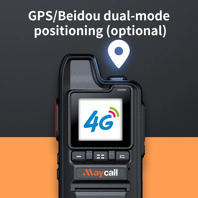 Radio Global POC Lenovo dengan Kartu SIM Seumur Hidup Walkie Talkie Jangkauan Jauh Jaringan 4G Radio 2 Arah 5000 KM