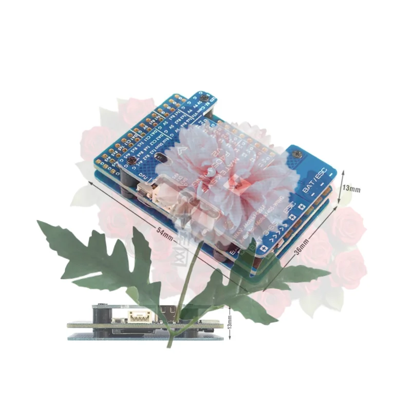 

Контроллер полета MATEKSYS F405 WING V2 (STM32F405RGT6) со встроенным слотом ICM42688P, ESD и SD для ArduPilot и INAV RC с фиксированным крылом