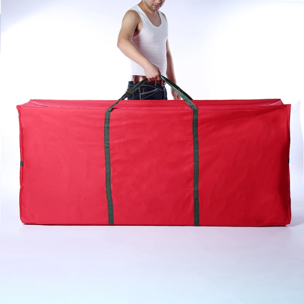 

Christmas Tree Storage Bag Large Size Red Oxford Cloth Heavy Duty Water Resistant Protect Trees Dust Humidity Pest Holiday Xmas