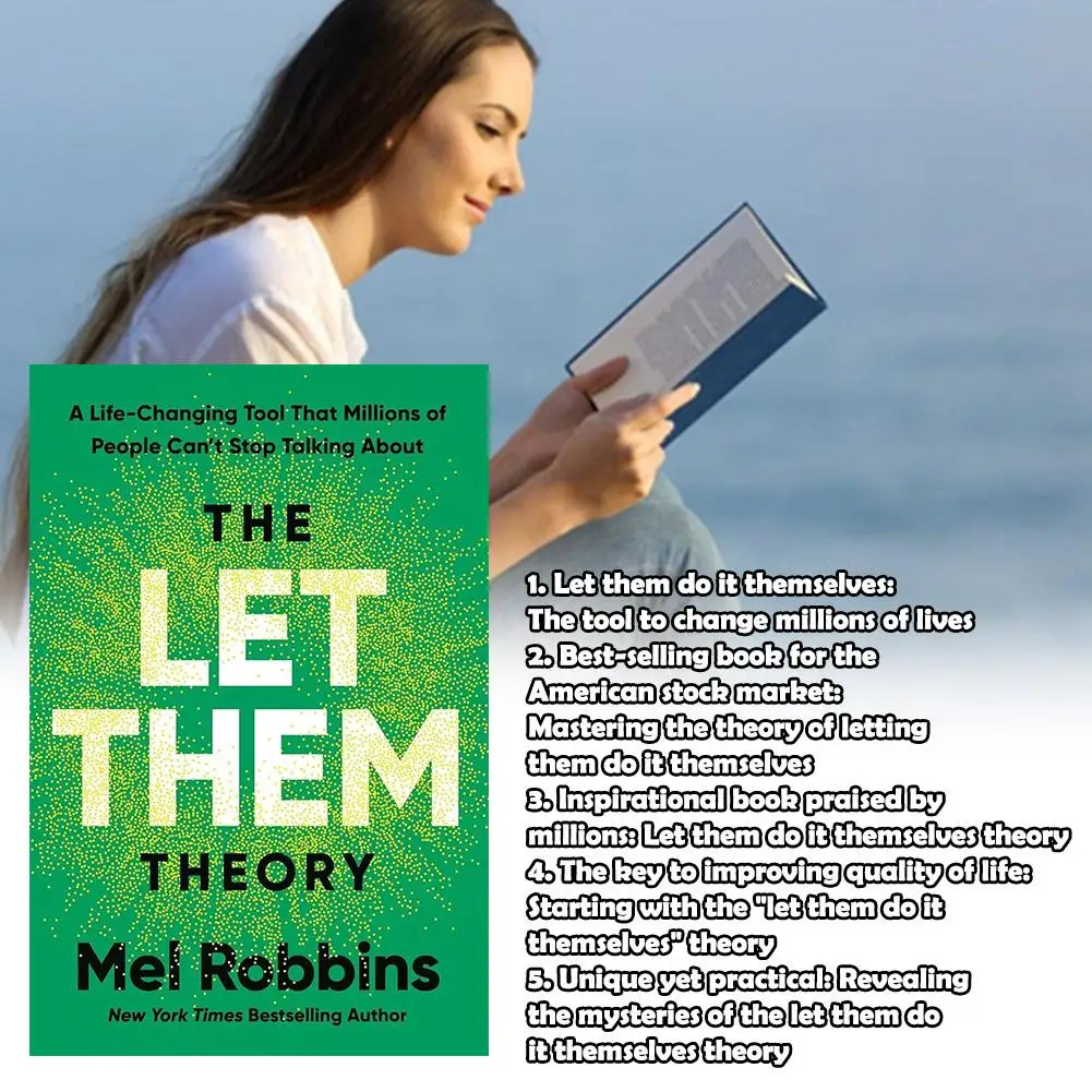 Libro inspirador The Let Them Teory elogiado por millones Consejos para mejorar la calidad de la vida Libro más vendido del mercado de valores de EE. UU.