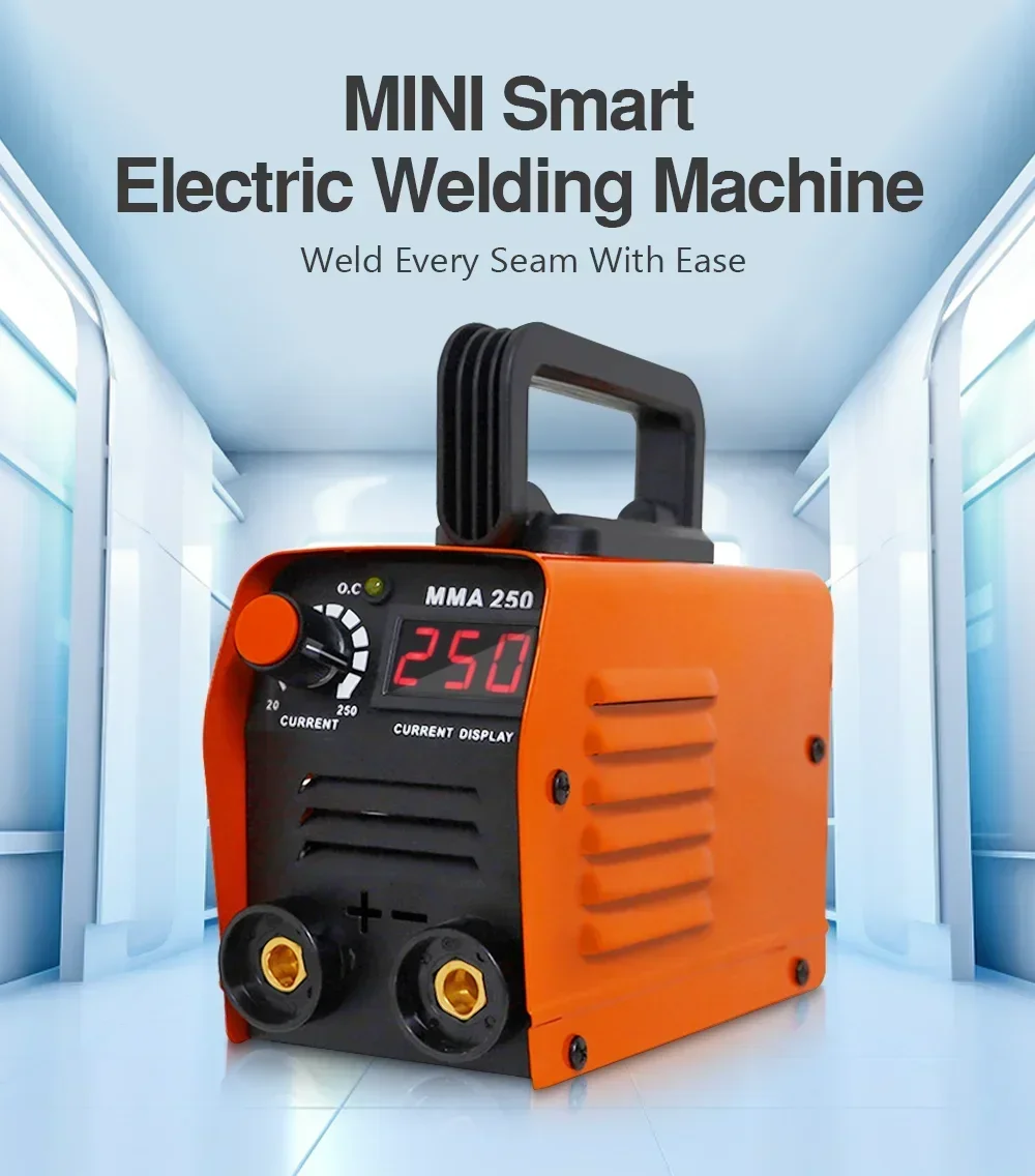 

Mini ZX7-250 Electric Welder 220V Arc Welding Machines IGBT DC Inverter Handheld ARC Welders Suitable for Home Welding Tools