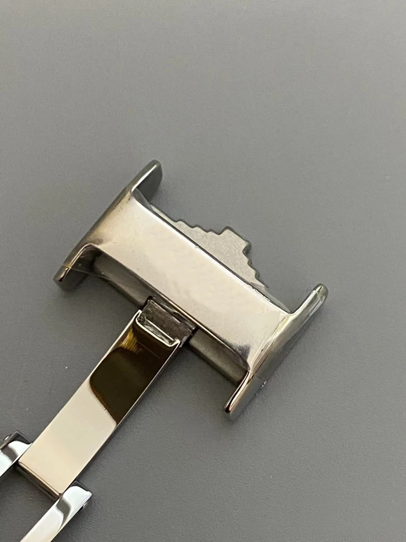 FUYIJIA Couple Custom L-ongines Original Butterfly Buckle 12MM 14MM 16MM 18MM 20MM Belt Clasp 316 Stainless Steel Folding Buckle