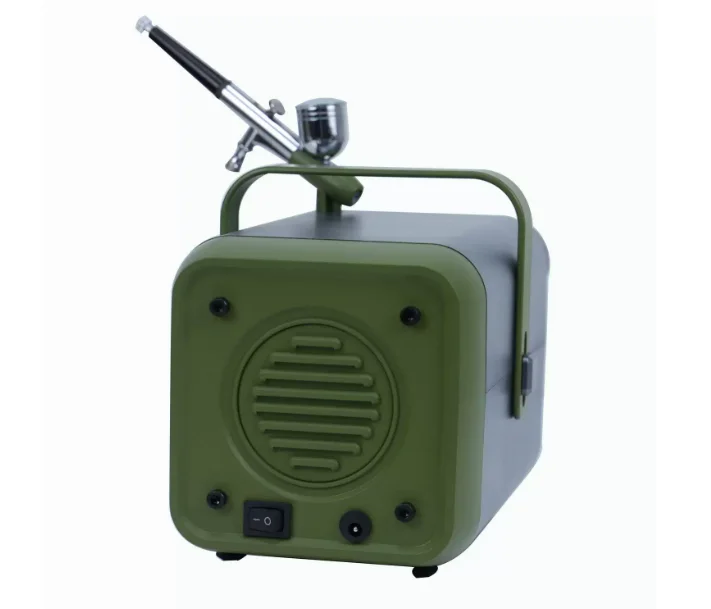Oil-Free Silent Air Pump & Airbrush Kit for Art Painting Model Coloring Craft Tools