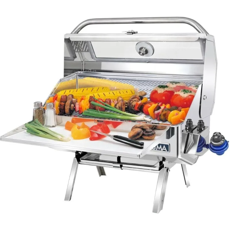 Magma Products, Newport II Infrared Gourmet Series Gas Grill, A10-918-2GS, Multi, One Size