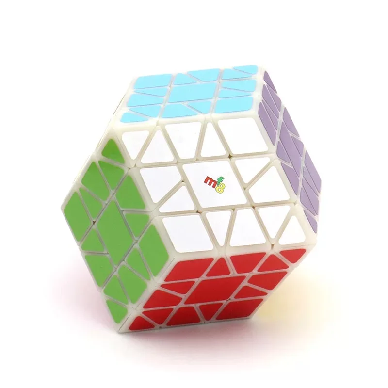 New Original mf8 Crazy DodeRhombus Magic Cube 3 Layer Rhombic Dodecahedron Cube Professional Eduational Toys Game Logic Stickers