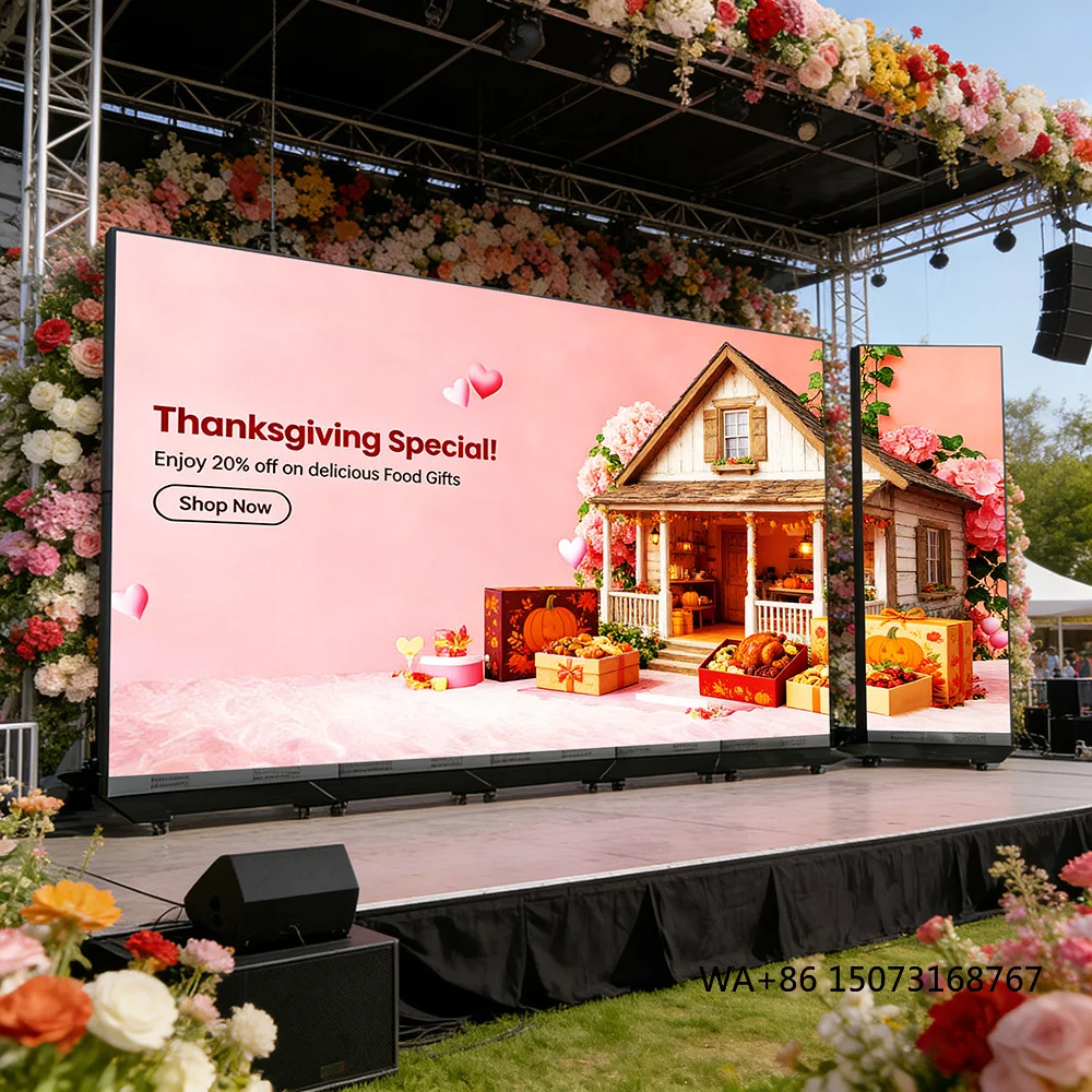 

Full Color HD Foldable Poster Led Screen Stand Display Indoor Advertising Led Video Display for Shop