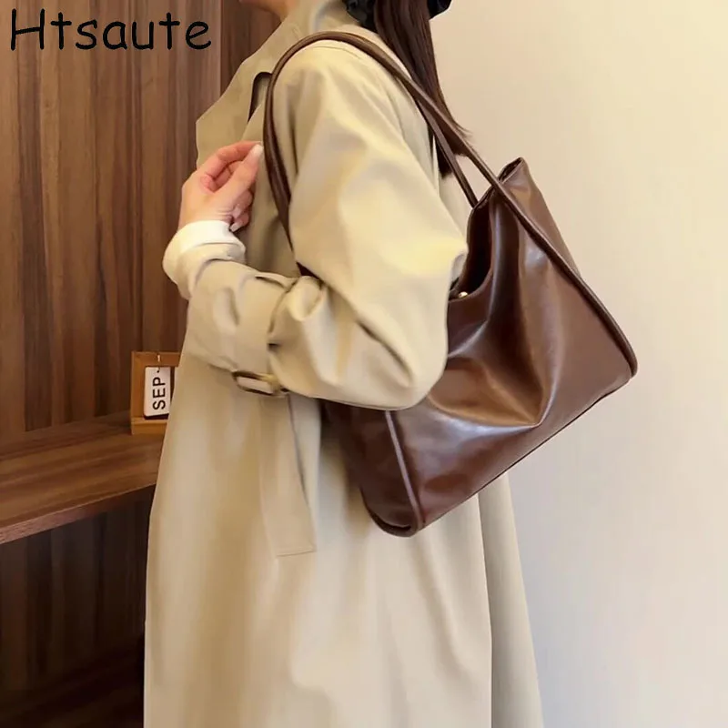 

Женские сумки-тоуты в стиле ретро, высококачественные сумки через плечо из искусственной кожи с верхней ручкой и множеством карманов, идеально подходят для повседневного использования.