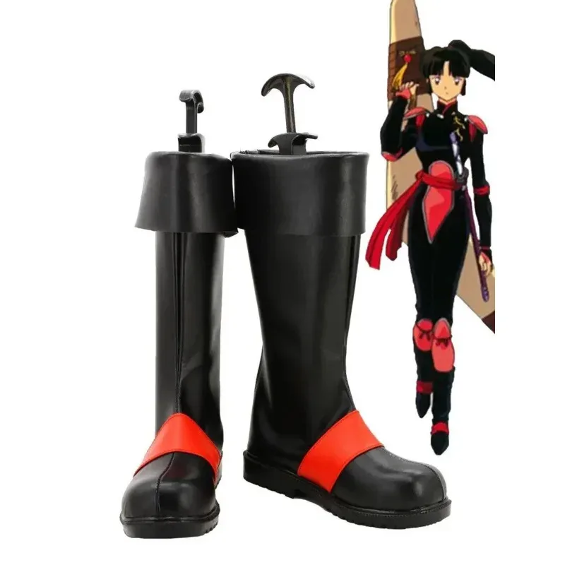 

Inuyasha Anime Sango Cosplay Shoes Boots Custom Made