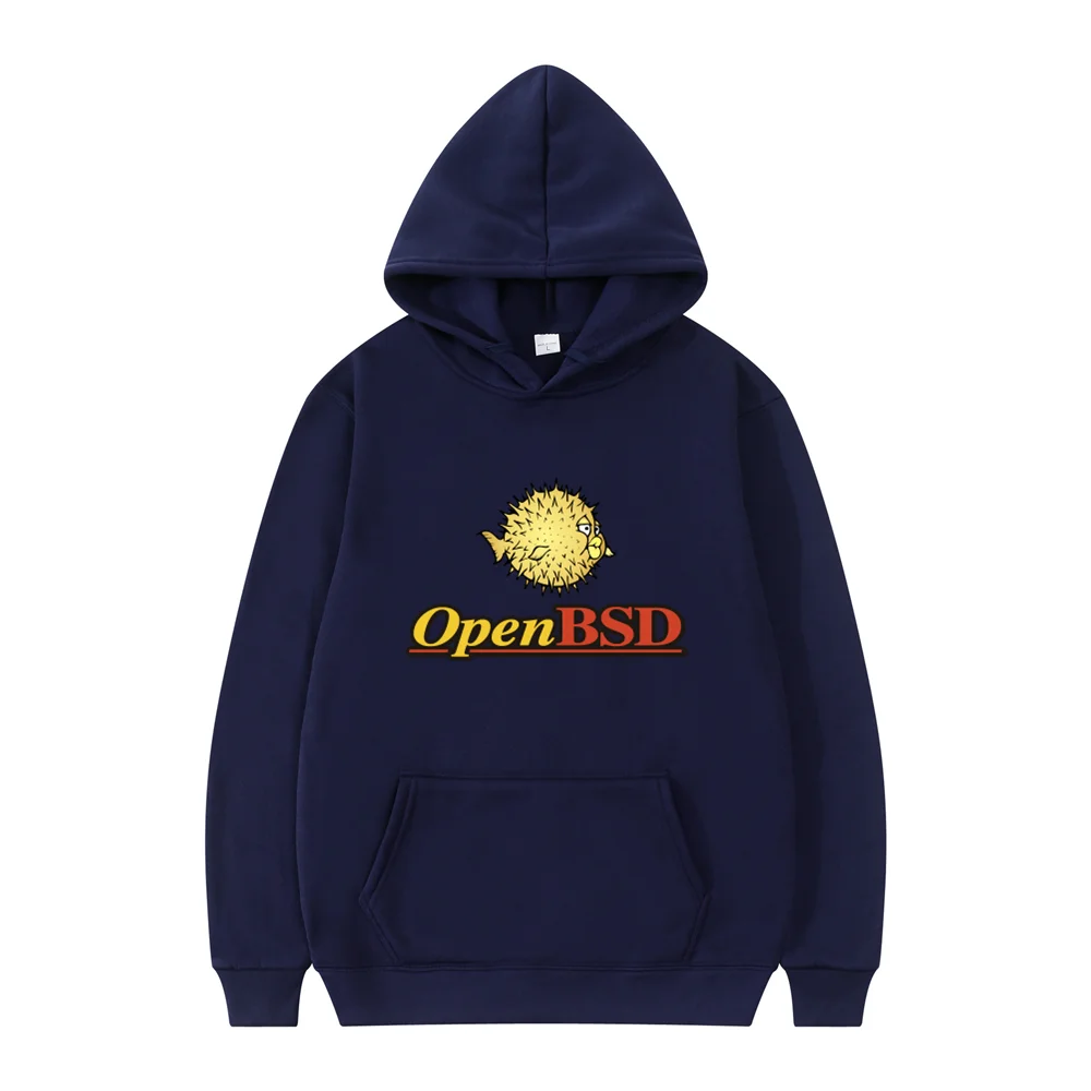 OpenBSD البلوز الرجال معطف بارد البلوز قمم أزياء الشتاء الخريف OpenBSD هوديس للجنسين الشارع الشهير #2