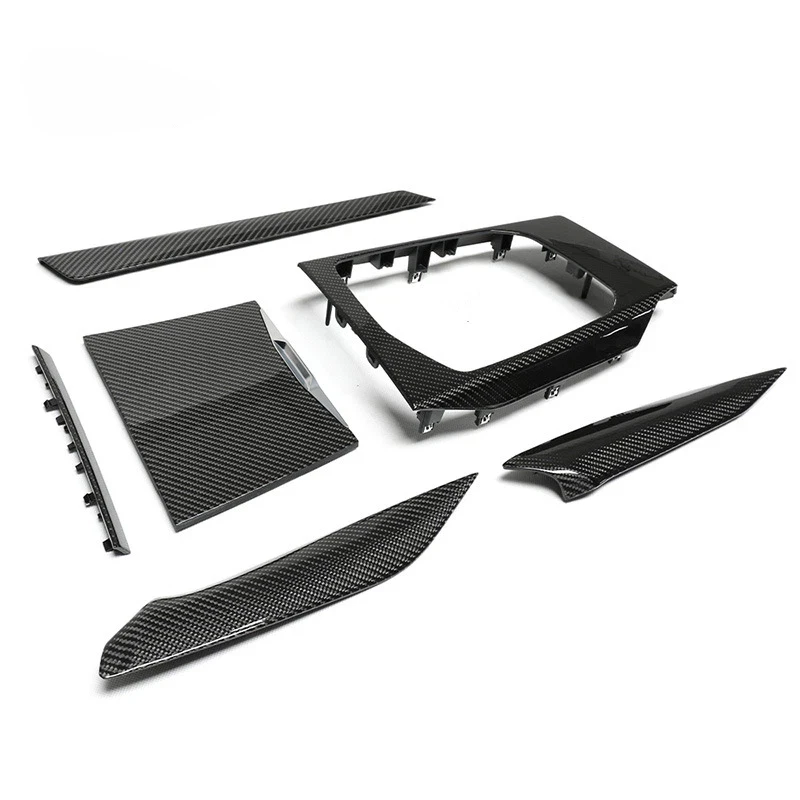 

LHD Real Carbon Center Console Shift Panel Trim Replacement For BMW 3 4 Series G20 G21 G22 G28 G23 G42 320i 325i 330i 19-22