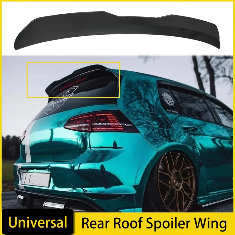

Rear Roof Spoiler Wing Car Rear Roof Spoiler Lip for Volkswagen Golf MK7 MK7.5 GTI GTD R 2013-2020 Universal Hatchback Tail Wing