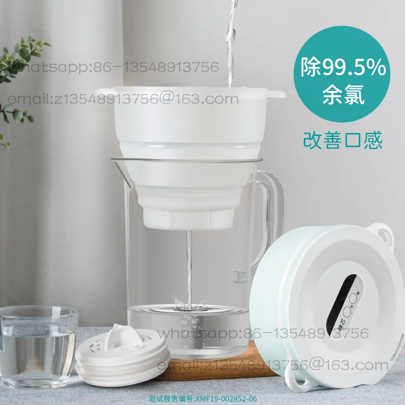 Folding water purifier, boiling water scale filter, dormitory household filter, filter kettle water purifier