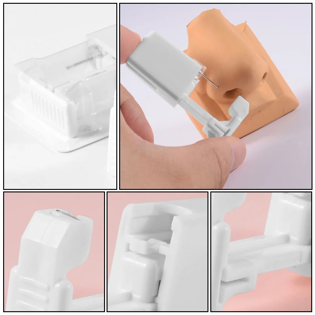 

1Pcs Disposable Nose Piercer Reliable Long-Lasting Tool for Simple and Accurate DIY Nose Piercing Use Piercing Tool